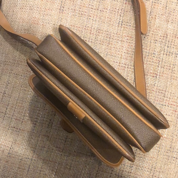 M LANCEL Messenger Saddle Crossbody Bag Made In Italy RARE EUC - Picture 7 of 17